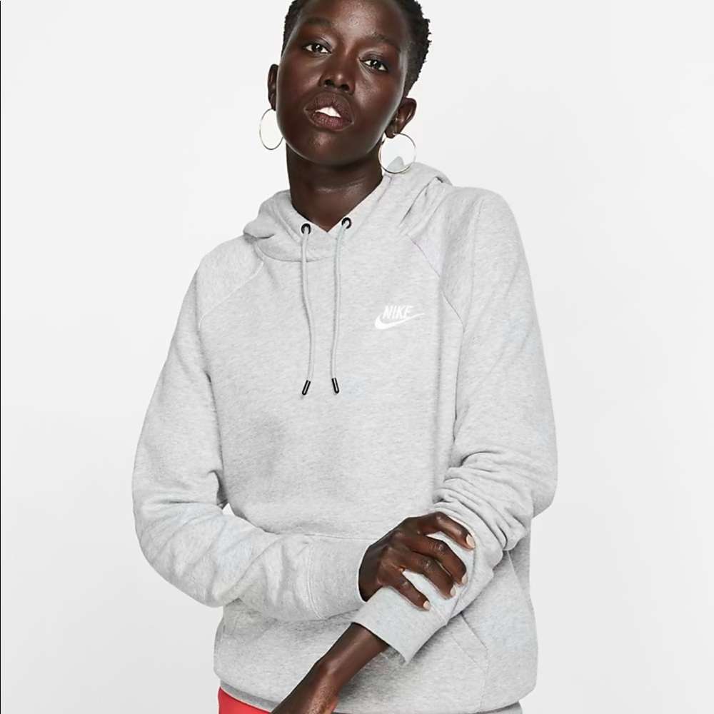 Grey Nike Hoodie/Sweatshirt